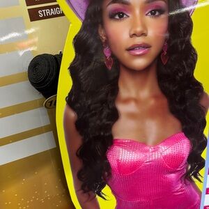 Pristine Crush Pop Deep Wave Extensions - Natural Black 18-20-22